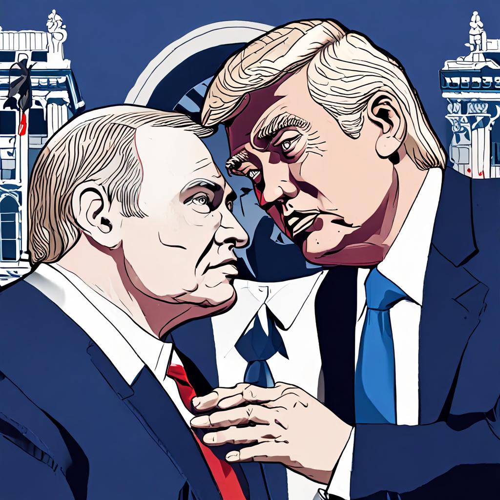 Trump Displays Controversial Photo of Himself with Putin in White House